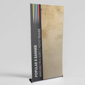 Popular R Banner with Print